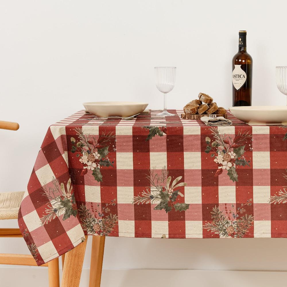 ripshop Mantel tacto tela Christmas Muérdago 1-100 – Ripshop