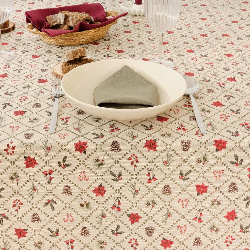 ripshop Mantel tacto tela Christmas Flower 2 – Ripshop Ofertas de temporada