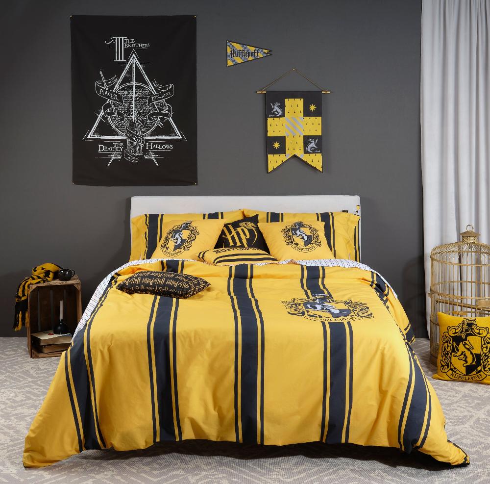 ripshop Funda nórdica 100% algodón Hufflepuff Rayas – Ripshop