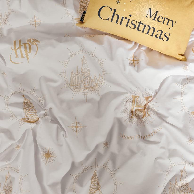 ripshop Funda nórdica 100% algodón Hogwarts Gold Christmas – Ripshop Oferta especial