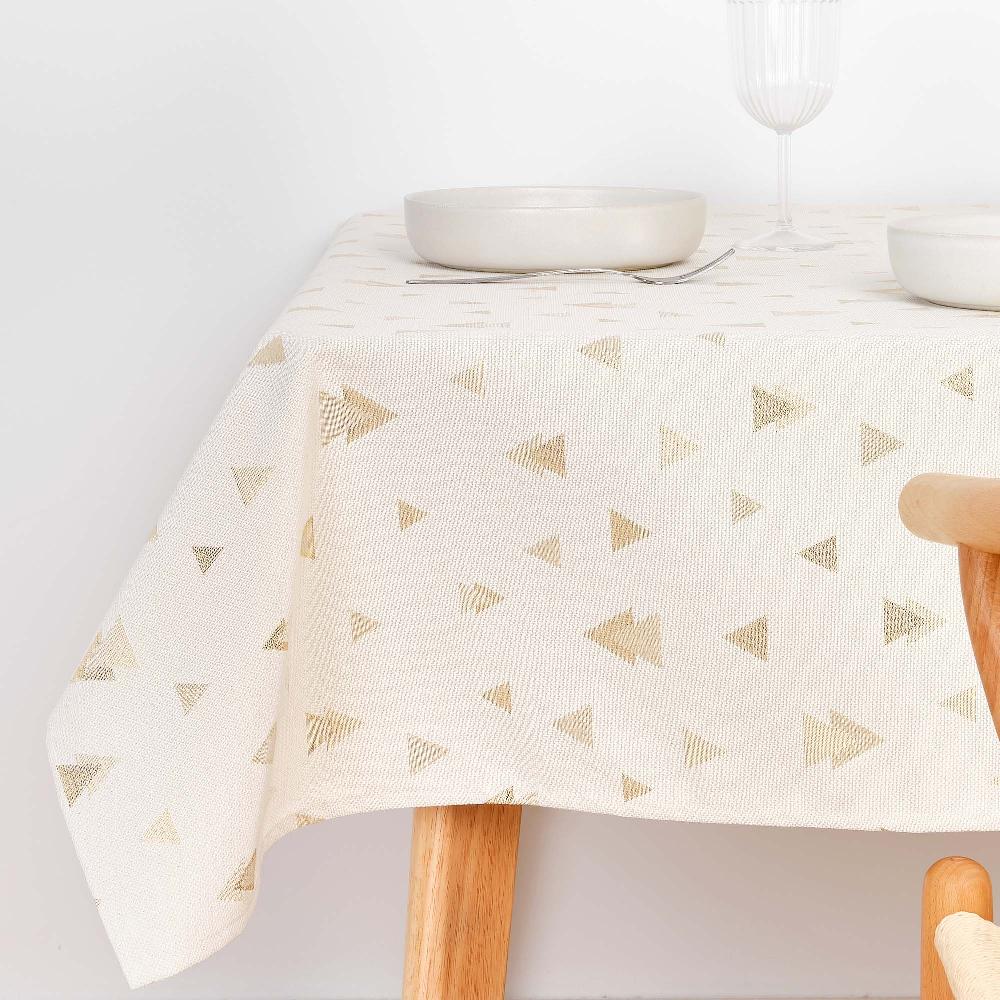 ripshop Mantel tacto tela jacquard R22124 Natural Oro Lurex – Ripshop