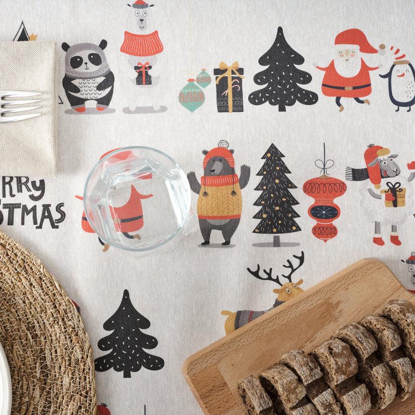 ripshop Mantel redondo antimanchas Noel 5 – Ripshop Tienda de fábrica