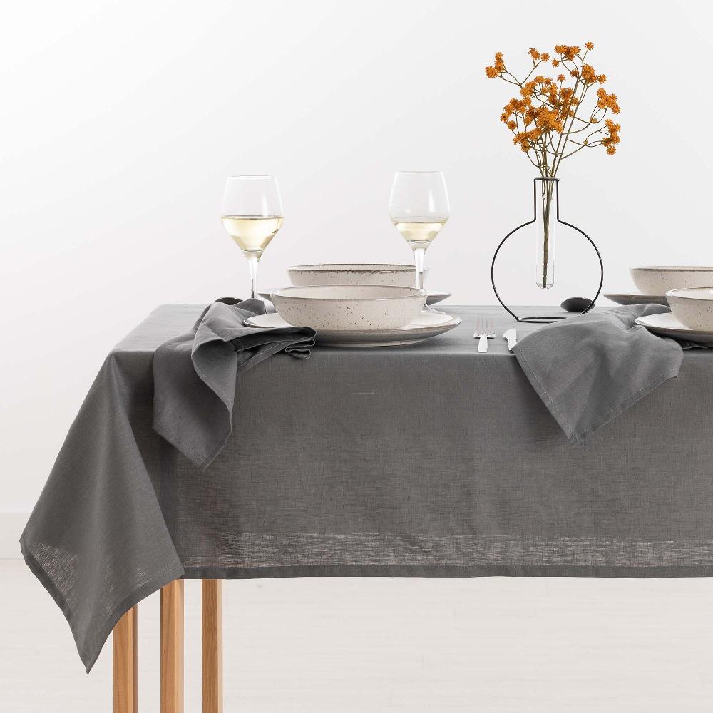 ripshop Mantel hidrofugo Lino 100% Antracithe – Ripshop