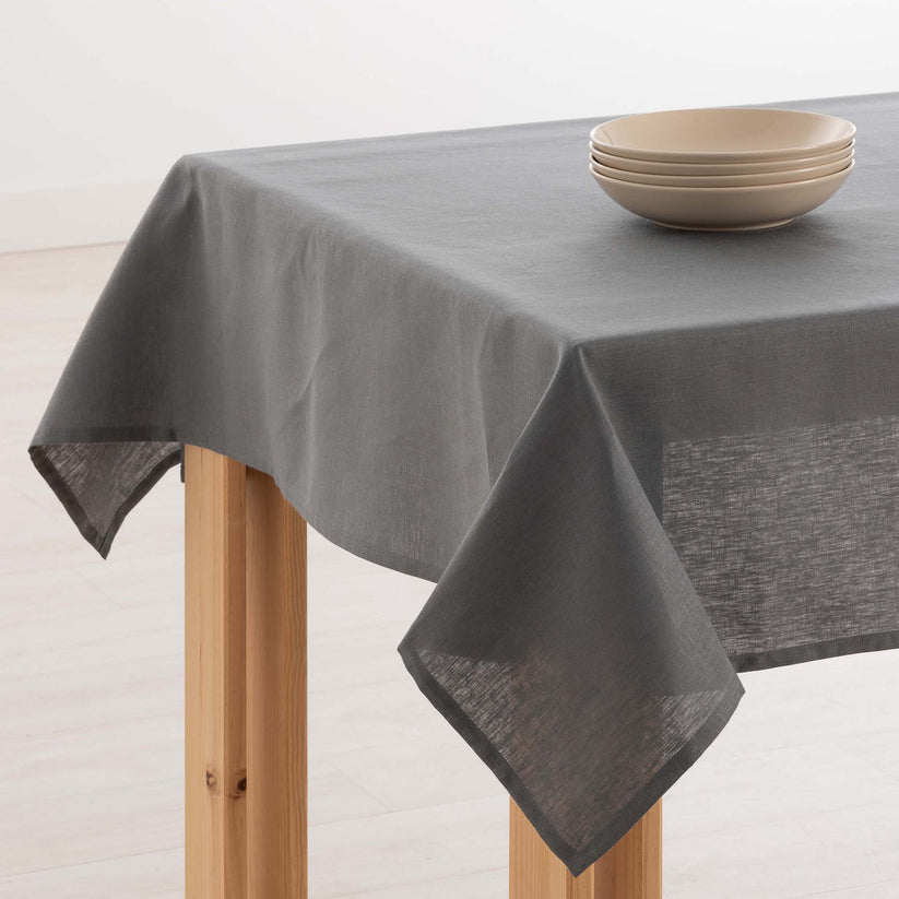 ripshop Mantel hidrofugo Lino 100% Antracithe – Ripshop Ofertas de temporada