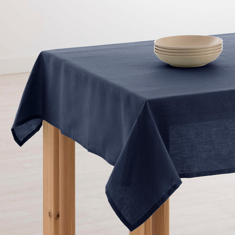 ripshop Mantel hidrofugo Lino 100% Night Blue – Ripshop Grandes ahorros