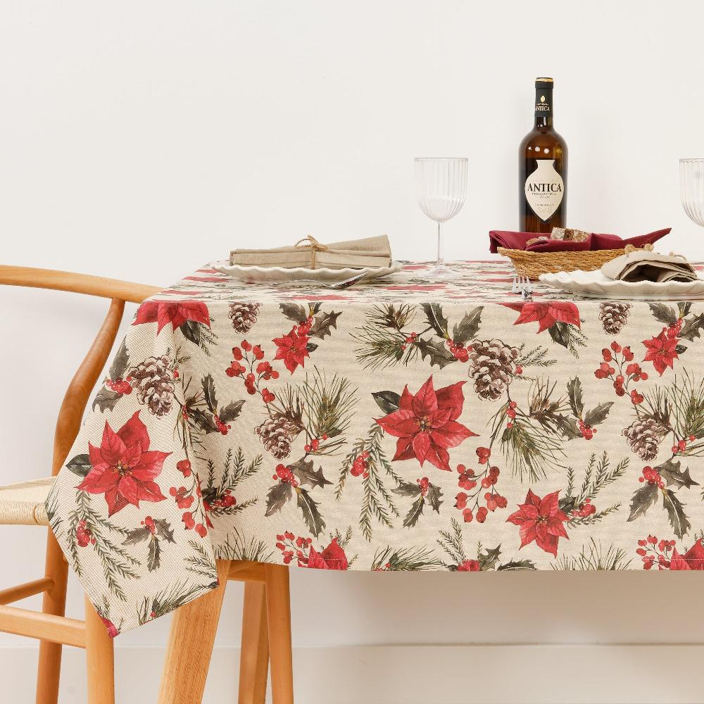 ripshop Mantel tacto tela Christmas Flower 1 – Ripshop Gran oferta