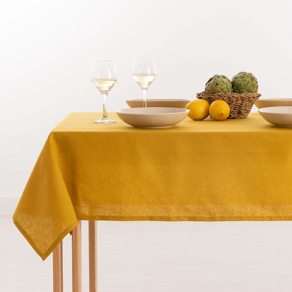 ripshop Mantel hidrofugo Lino 100% Mustard – Ripshop
