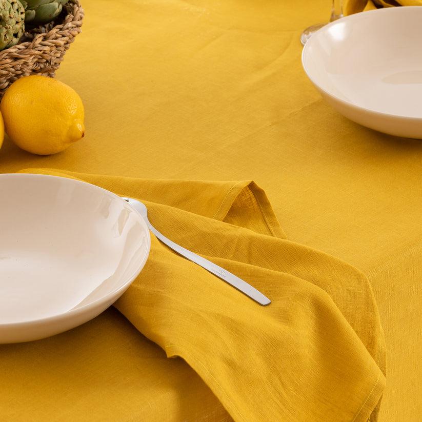 ripshop Mantel hidrofugo Lino 100% Mustard – Ripshop Ahorra y exporta