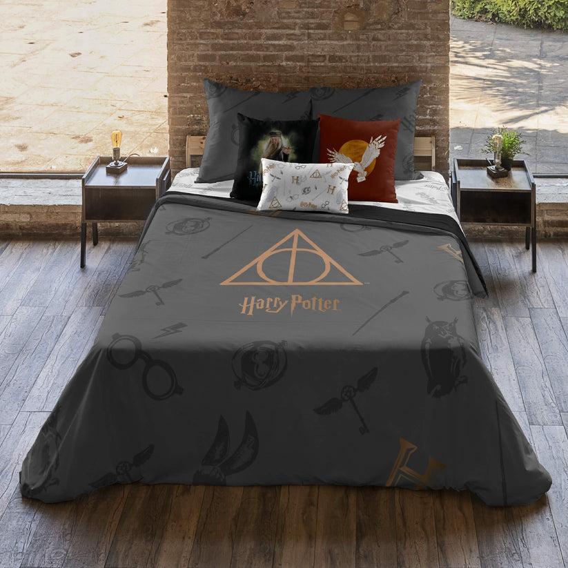 ripshop Funda nórdica Harry Potter microsatén Deathly Hallows – Ripshop Devoluciones gratuitas