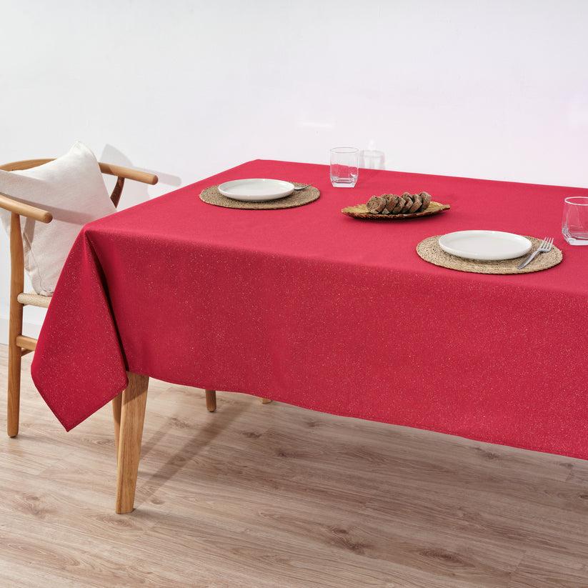 ripshop Mantel tacto tela jacquard Christmas Candela Rojo Lurex – Ripshop Descuento