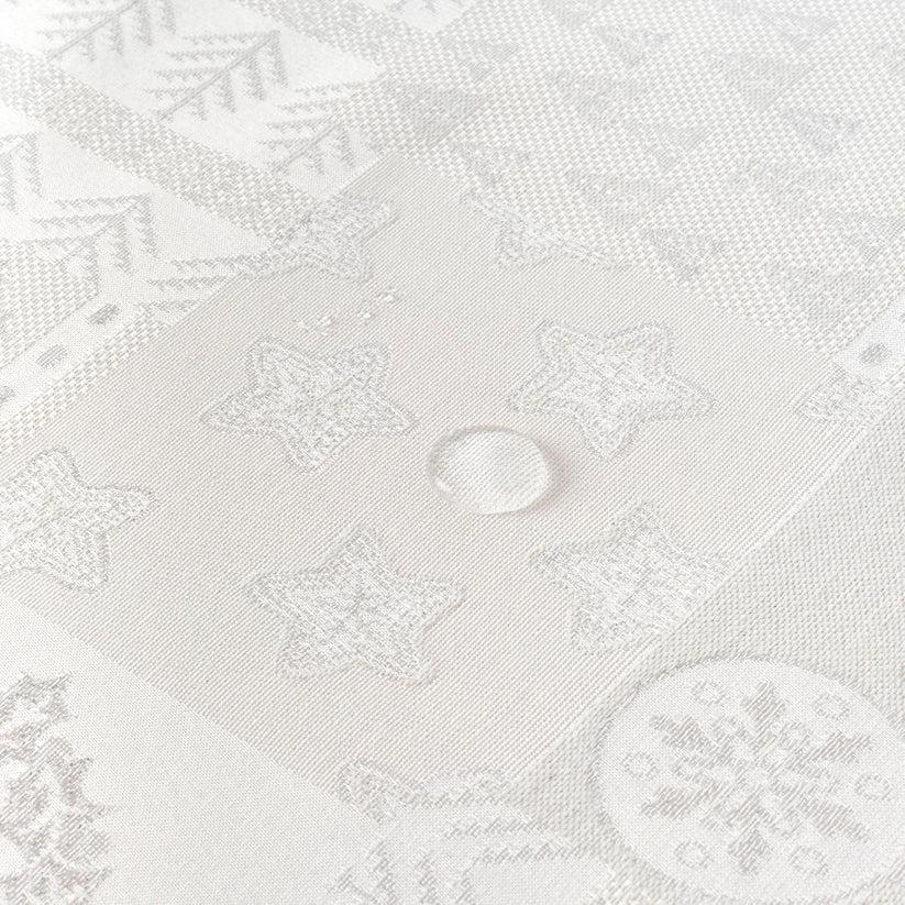 ripshop Mantel tacto tela jacquard R22120 Natural Plata Lurex – Ripshop Tienda