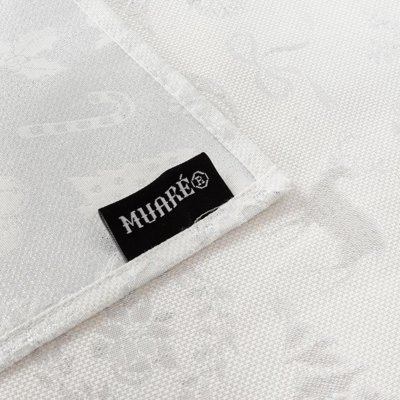 ripshop Mantel tacto tela jacquard R22119 Natural Plata Lurex – Ripshop Tienda