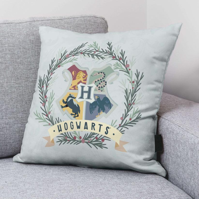 ripshop Funda de cojín 100% algodón 50x50cm Hogwarts Christmas A – Ripshop Venta caliente