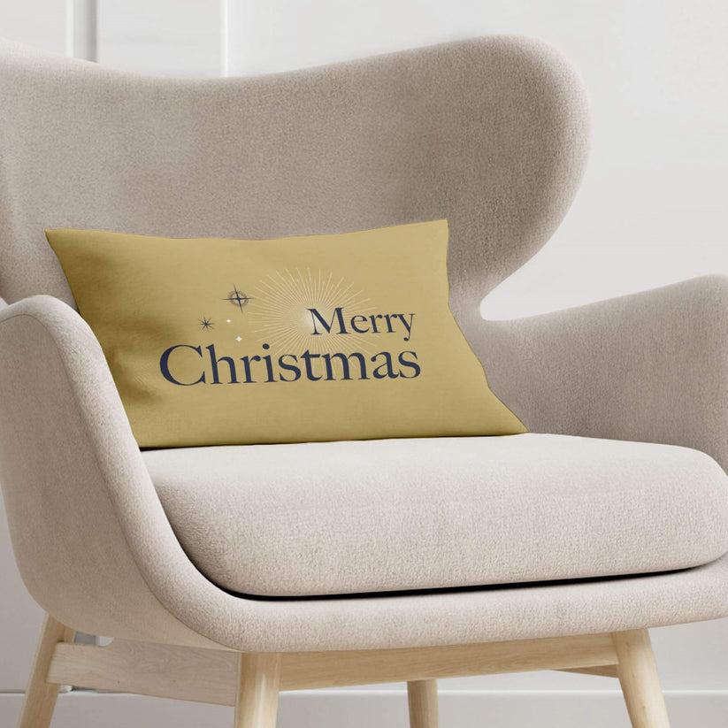 ripshop Funda de cojín 100% algodón 30x50cm Christmas Gold C – Ripshop Rebajas baratas