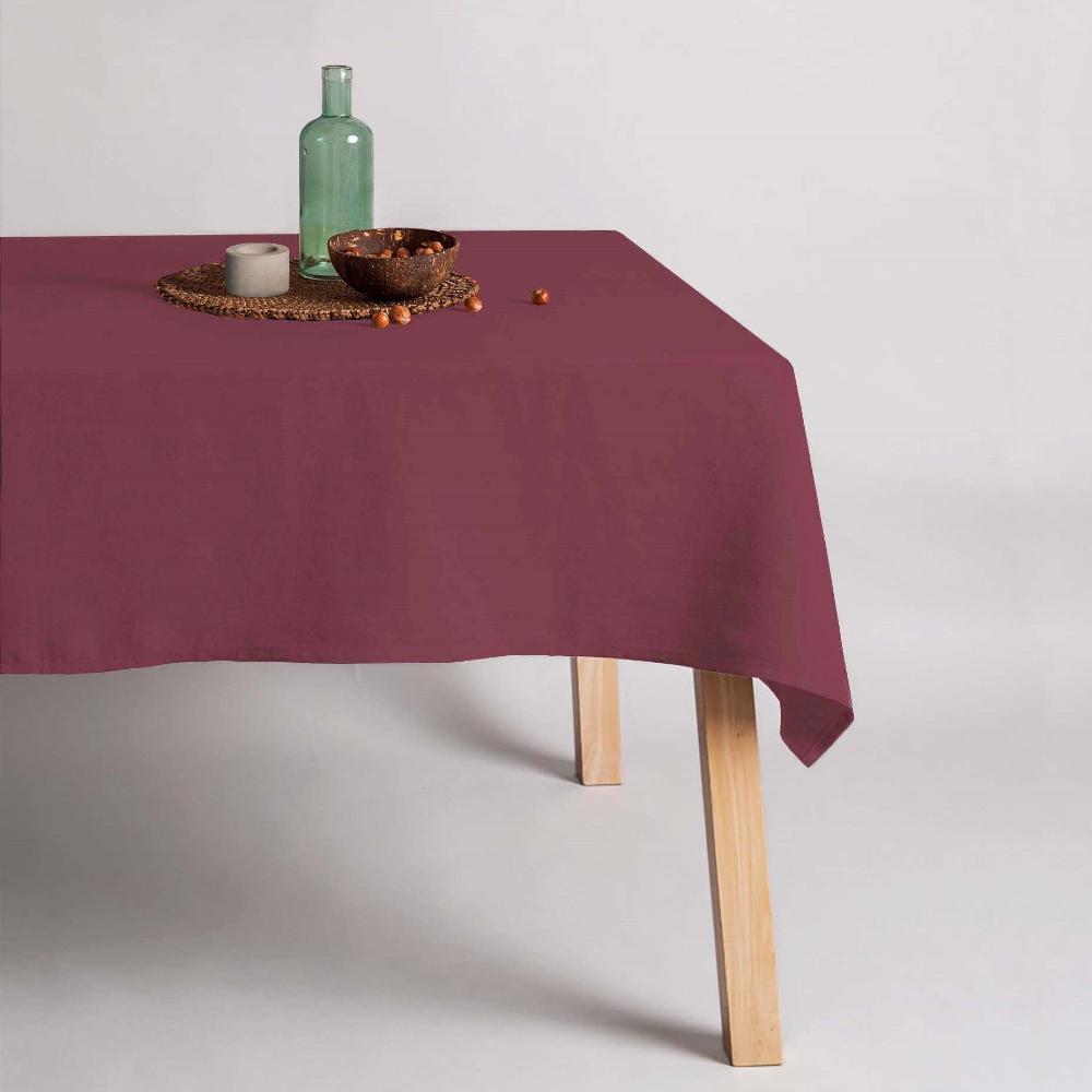 ripshop Mantel hidrofugo Lino 100% Burdeos – Ripshop