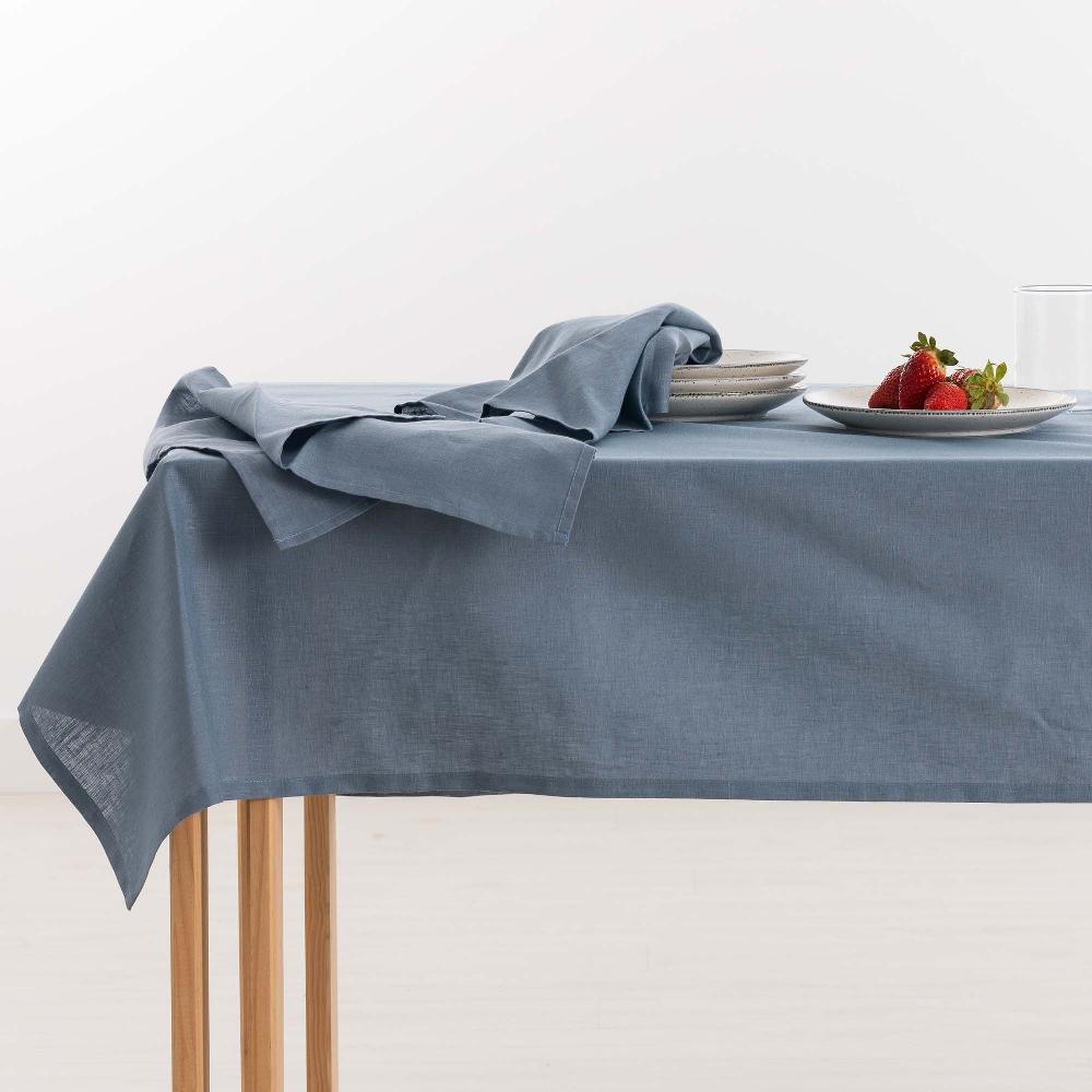ripshop Mantel hidrofugo Lino 100% Denim Blue – Ripshop