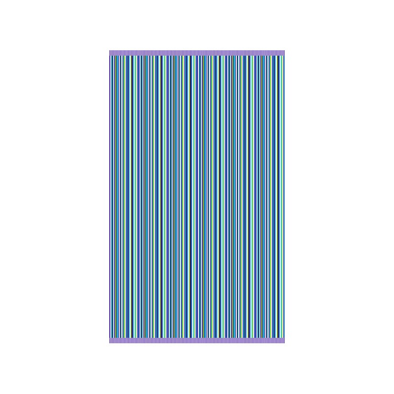 secaneta TOALLA 100X170 JACQUARD TERC.RAYAS FLECOS MIKONOS MARINO