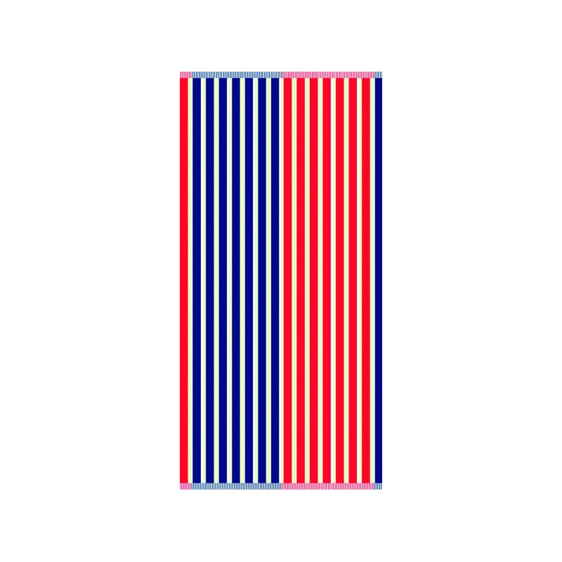 secaneta TOALLA 80X160 RAYAS TERCIOPELO OLIMPIA ROJO