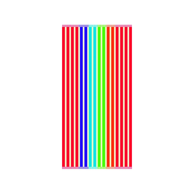 secaneta TOALLA 80X160 RAYAS TERCIOPELO OLIMPIA MULTICOLOR