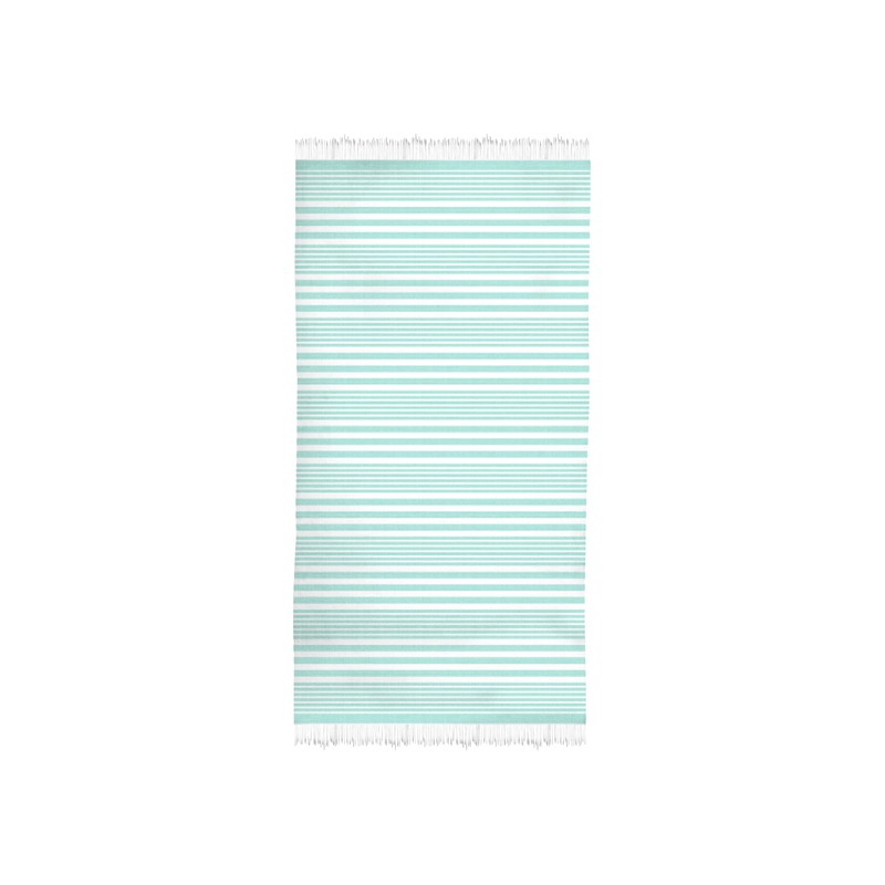 secaneta PAREO 100X180 RAYAS FLECOS UKELE AGUA