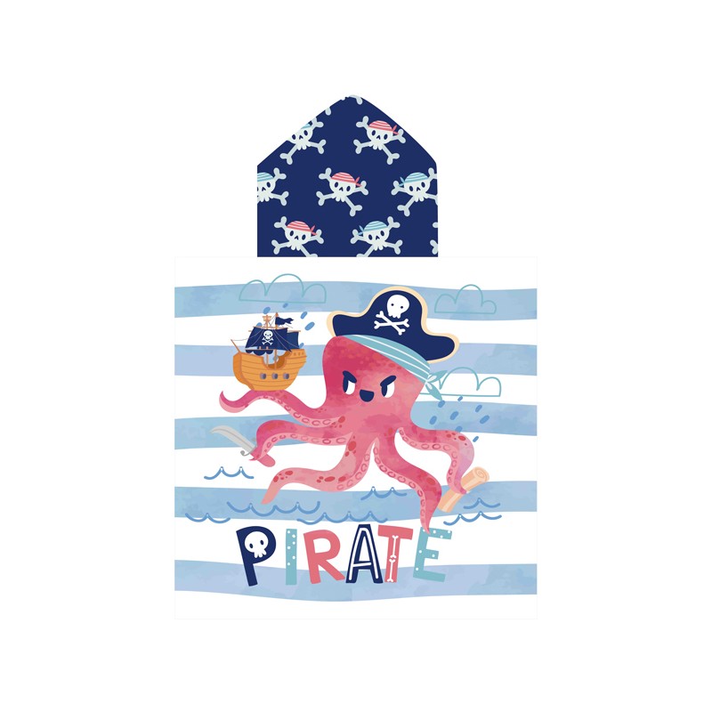 secaneta PONCHO ESTAMPADO PIRATEPOLP