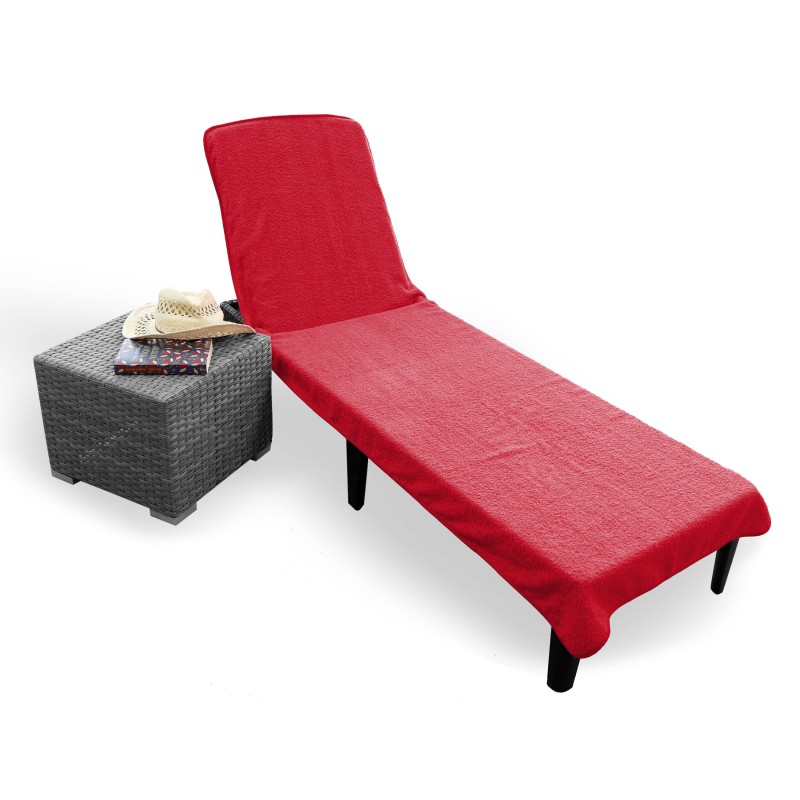 secaneta TOALLA TUMBONA 70X200+20 CMS.400 GR/M2 100%ALG.GRANATE