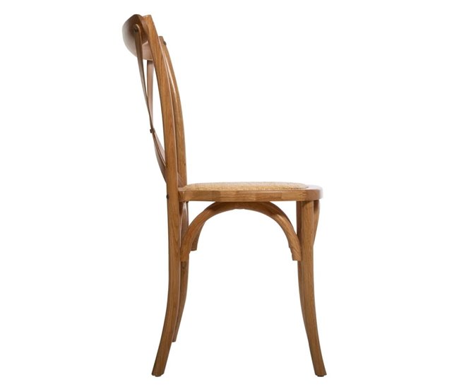 Conforama Silla de cocina fija BISTROT color natural Oferta exclusiva