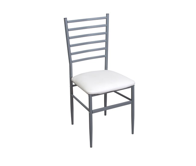Conforama Silla de cocina ALKOR ICE II fija color blanco Descuento por venta flash