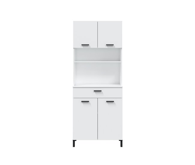 Conforama Buffet de cocina 4P CONFO BASIC blanco