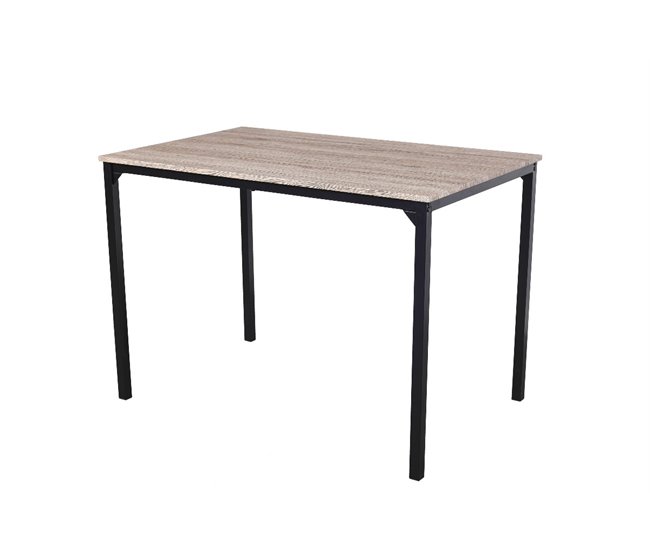 Conforama Conjunto CAFFE mesa fija y 4 sillas de cocina Rebajas de fin de temporada