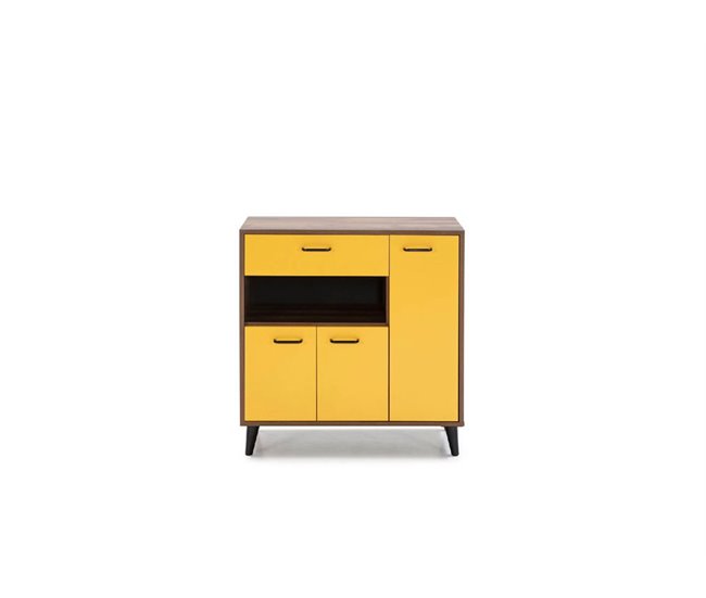 Conforama Mueble microondas JASMINE mónaco/mostaza