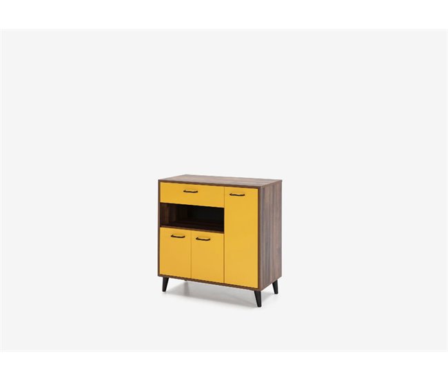 Conforama Mueble microondas JASMINE mónaco/mostaza Outlet