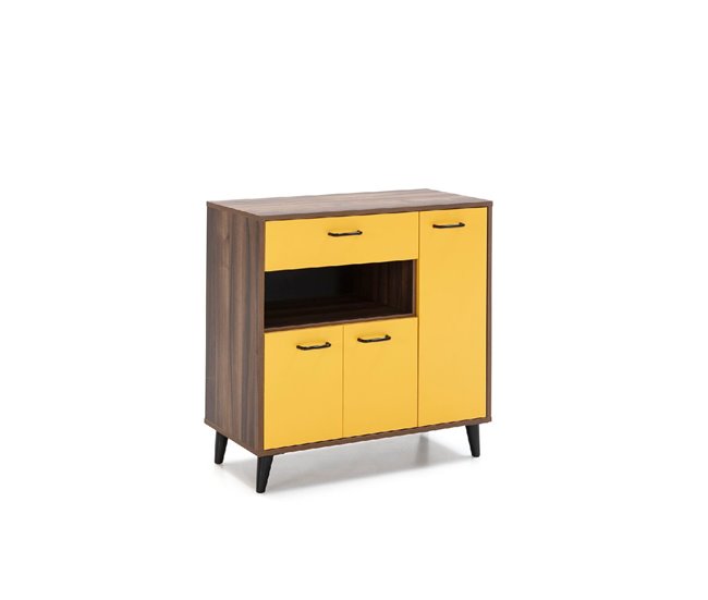 Conforama Mueble microondas JASMINE mónaco/mostaza Outlet