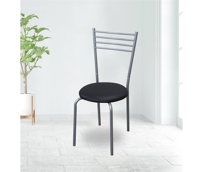 Conforama Silla de cocina EMMA II color negra Ofertas