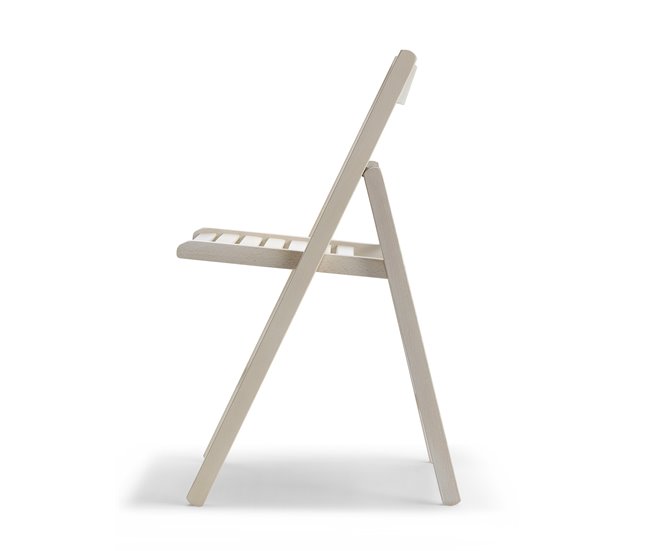 Conforama Silla plegable LIBRO lacada en blanco Rebajas baratas