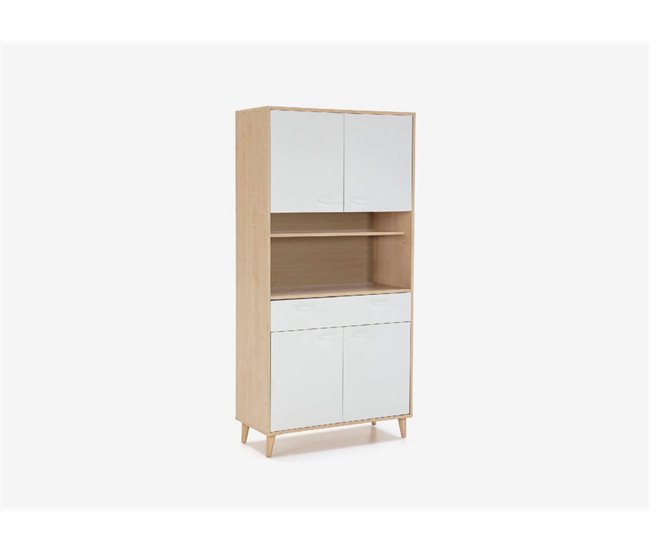 Conforama Buffet de cocina JASMINE blanco/haya Ventas relámpago