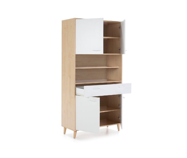 Conforama Buffet de cocina JASMINE blanco/haya Ventas relámpago
