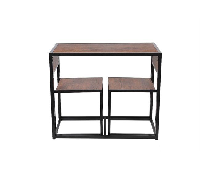 Conforama Conjunto DUO I mesa fija y 2 sillas de cocina Tienda