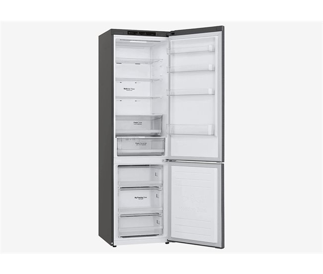 Conforama Frigorífico combi 203cm inox Grafito 419L no frost LG GBP62DSNGN Promoción por tiempo limitado