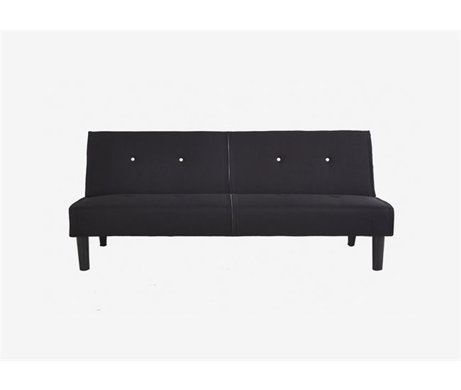Conforama Sofá convertible en cama RIO color negro Rebajas de fin de temporada