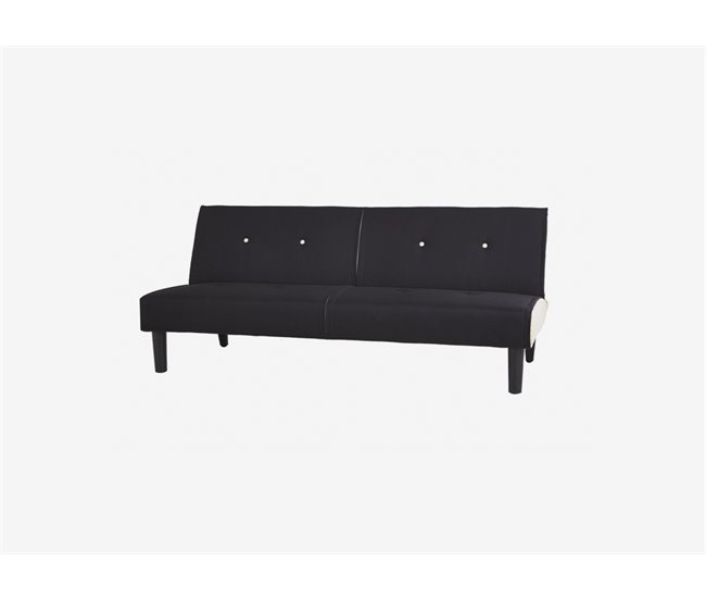 Conforama Sofá convertible en cama RIO color negro Rebajas de fin de temporada