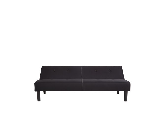 Conforama Sofá convertible en cama RIO color negro Rebajas de fin de temporada