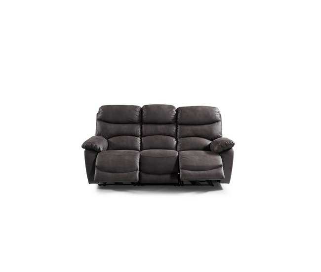 Conforama Sofá relax motorizado 3 plazas microfibra ESPRIT color marrón Ofertas