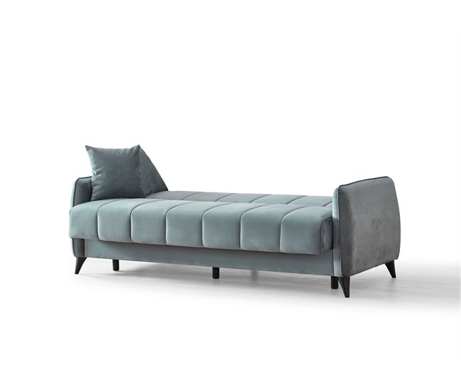 Conforama Sofá cama 3 plazas DIDO color azul Rebajas baratas