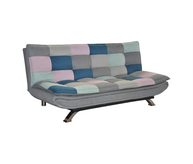 Conforama Sofá cama de tela MARIE estampado multicolor Los más vendidos
