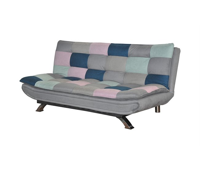 Conforama Sofá cama de tela MARIE estampado multicolor Los más vendidos