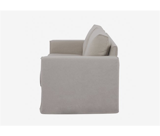 Conforama Sofá fijo JUNO 3 plazas color beige Ventas relámpago