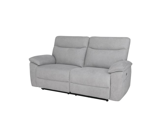 Conforama Sofá BREE 3 plazas relax eléctrico gris claro Rebajas top