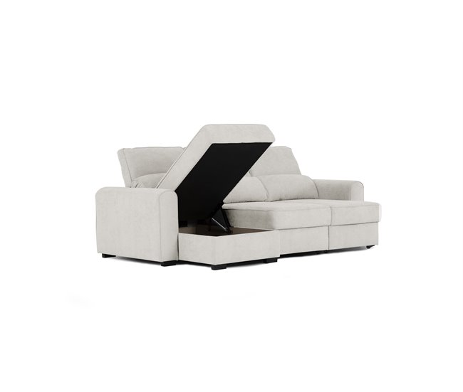 Conforama Chaise longue con cama CONNOR color beige Envío gratis