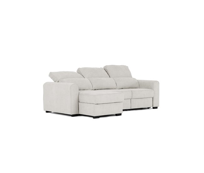 Conforama Chaise longue con cama CONNOR color beige Envío gratis